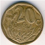 ЮАР, 20 центов (2004–2017 г.)
