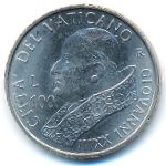 Vatican City, 100 lire, 2001