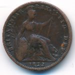 Великобритания, 1 фартинг (1822 г.)