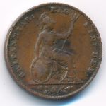 Великобритания, 1 фартинг (1853 г.)