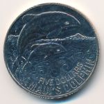 Новая Зеландия, 5 долларов (2010 г.)