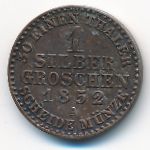 Анхальт-Бернбург, 1 грош (1851–1862 г.)