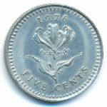 Родезия, 5 центов (1976 г.)