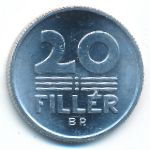 Hungary, 20 filler, 1967–1989