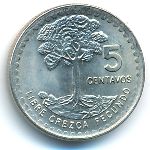 Гватемала, 5 сентаво (1971–1977 г.)