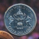 Новая Зеландия, 5 долларов (1991 г.)