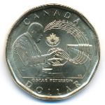 Canada, 1 dollar, 2022