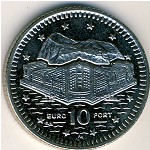 Gibraltar, 10 pence, 1998–2003