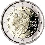 Ватикан, 2 евро (2022 г.)
