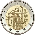 Slovakia, 2 euro, 2022