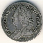 Великобритания, 6 пенсов (1745–1746 г.)