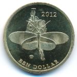 Остров Бонайре., 1 доллар (2012 г.)