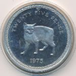 Isle of Man, 25 пенсов (1975 г.)