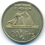 Сен-Пьер и Микелон, 20 франков (2013 г.)