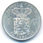 Нидерландская Индия, 1/4 гульдена (1885 г.)