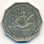 Белиз, 1 доллар (2003 г.)