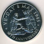 Turks and Caicos Islands, 5 crowns, 1995