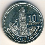 Гватемала, 10 сентаво (1995–2009 г.)