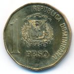 Dominican Republic, 1 peso, 1992–2008