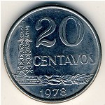 Brazil, 20 centavos, 1975–1979