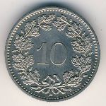Швейцария, 10 раппенов (1879–2019 г.)