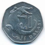 Гамбия, 1 даласи (1987 г.)