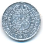 Швеция, 1 крона (1938 г.)