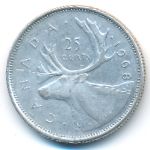 Канада, 25 центов (1968 г.)