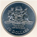 Australia, 10 dollars, 1987