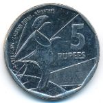 Сейшелы, 5 рупий (2016 г.)