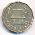 Фиджи, 3 пенса (1960 г.)