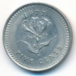 Родезия, 5 центов (1977 г.)