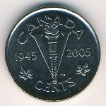 Canada, 5 cents, 2005