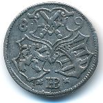 Саксония, 3 пфеннига (1589 г.)