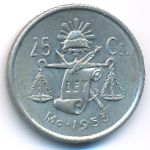 Mexico, 25 сентаво (1953 г.)