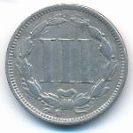 США, 3 цента (1869 г.)