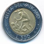 Ватикан, 500 лир (1995 г.)