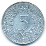 ФРГ, 5 марок (1966 г.)