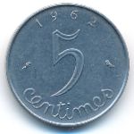 Франция, 5 сентим (1962 г.)