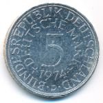 ФРГ, 5 марок (1974 г.)