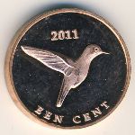 Остров Саба., 1 цент (2011 г.)