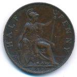 Великобритания, 1/2 пенни (1902 г.)