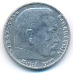 Nazi Germany, 5 рейхсмарок (1936 г.)