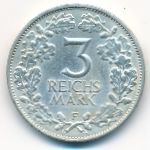 Веймарская республика, 3 рейхсмарки (1925 г.)