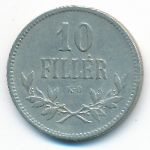 Hungary, 10 filler, 1914–1916