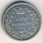 Great Britain, 1 shilling, 1867–1879