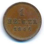 Бавария, 1 геллер (1846 г.)