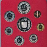 Швейцария, Набор монет (1986 г.)