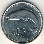 Ирландия, 10 пенсов (1993–2000 г.)