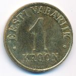 Эстония, 1 крона (2001 г.)